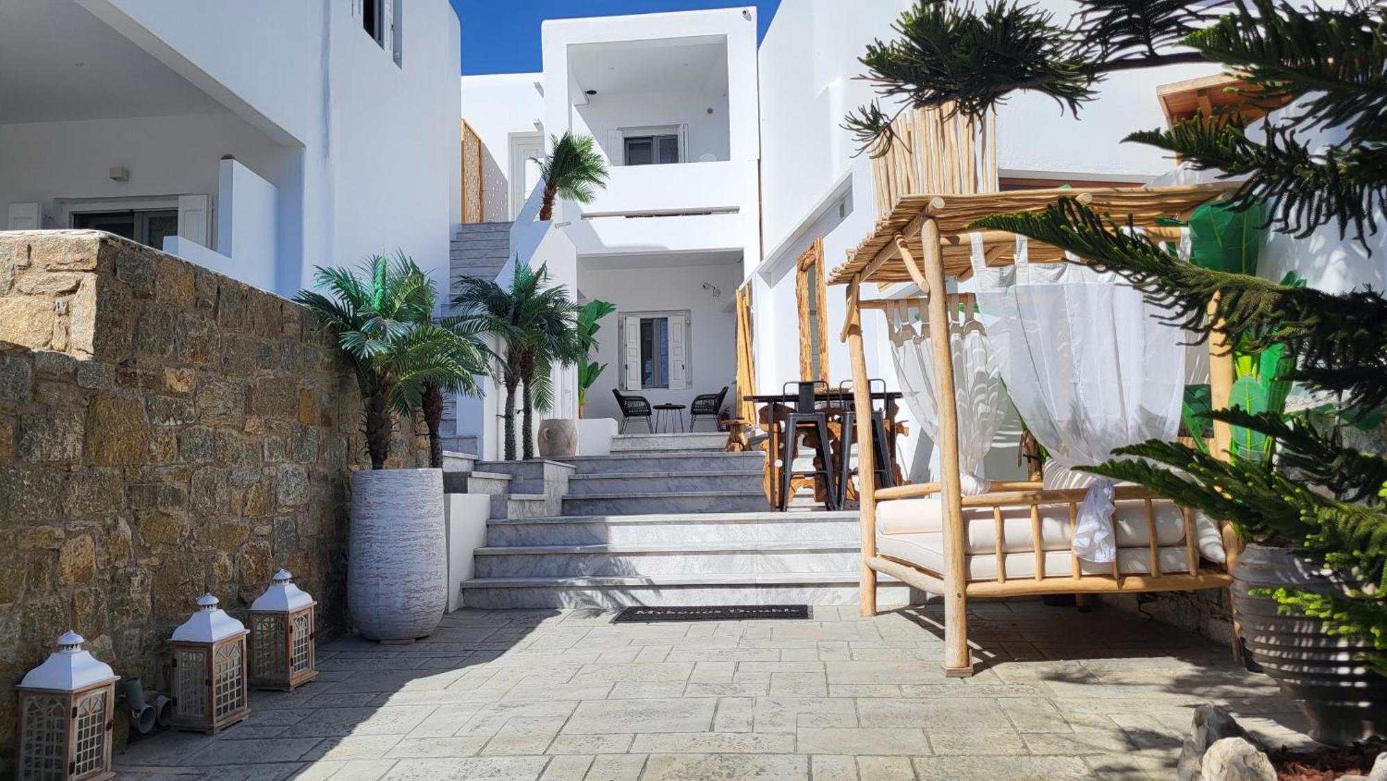 Mykonos Double Luxury Mini Suites - Adults Only Ano Mera Zewnętrze zdjęcie